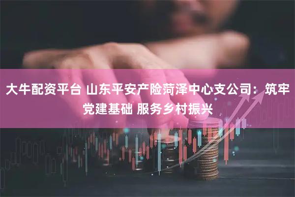 大牛配资平台 山东平安产险菏泽中心支公司：筑牢党建基础 服务乡村振兴